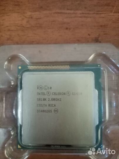Процессор Intel celeron G1610. 2.6Гц. Сокет 1155