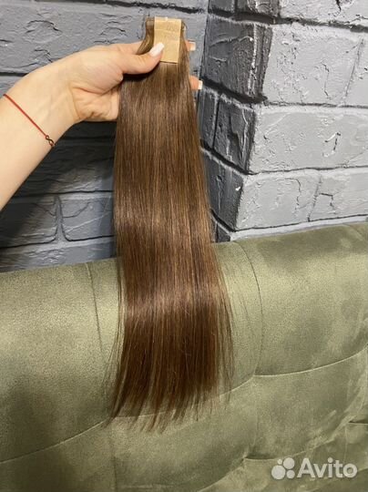 Волосы для наращивания на лентах капсулах