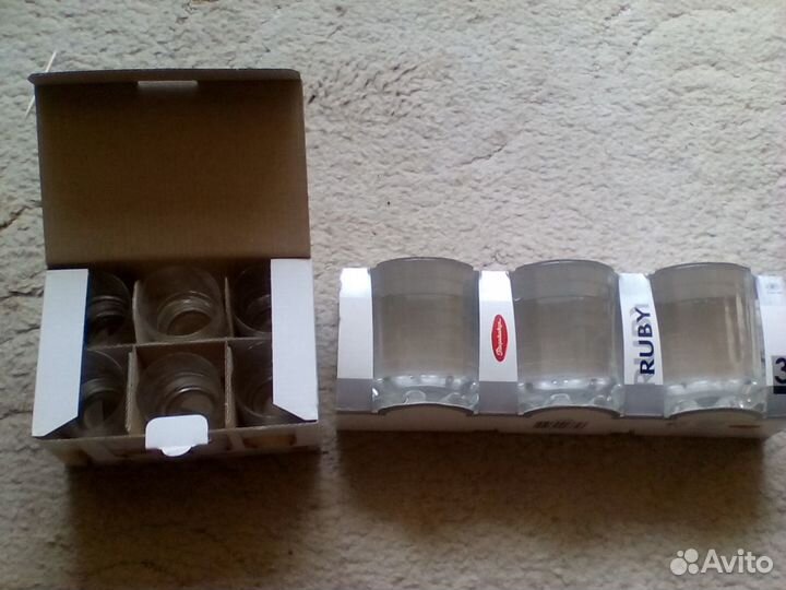 Продам рюмки Словения, бокалы новые Турция