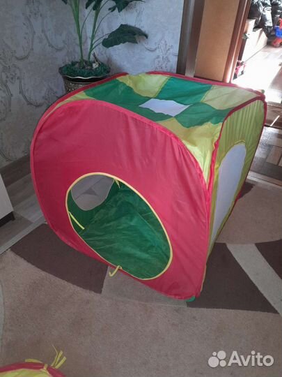 Игровые 2 домика и тоннель