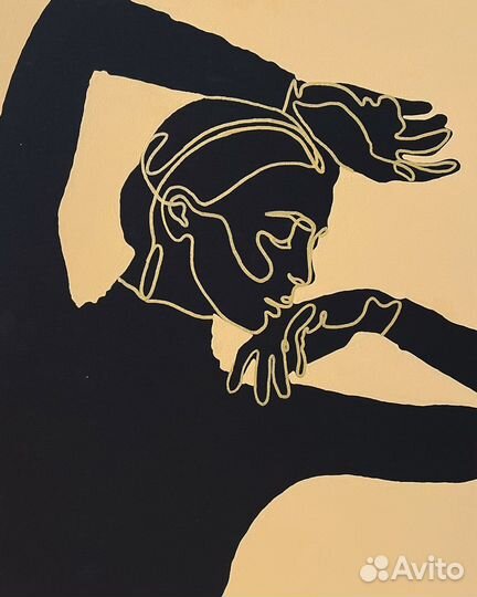 Современная Картина в интерьер портрет девушки