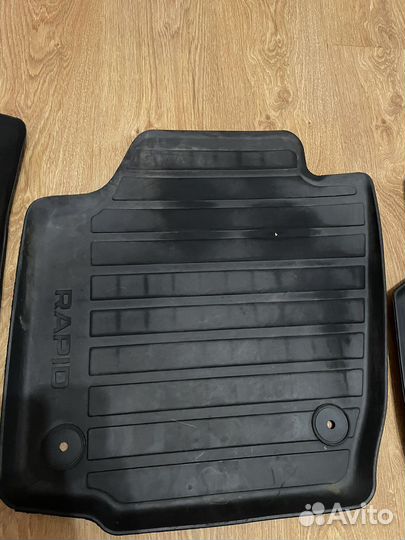 Коврики для skoda rappid