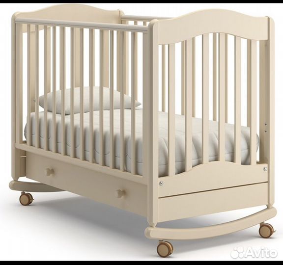 Кровать для новорожденных с матрасом