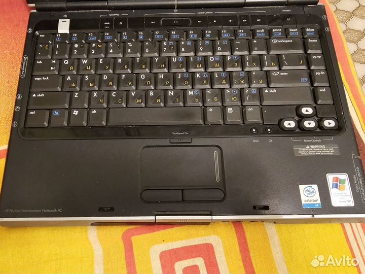 Ноутбук hp pavilion dv1000