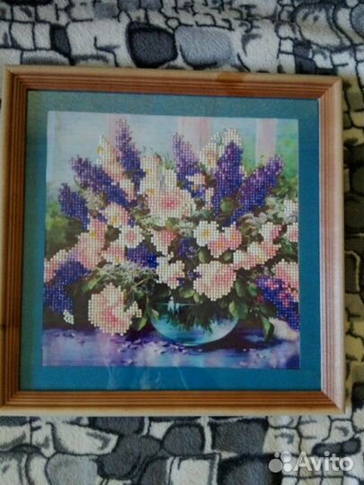 Алмазная вышивка цветы