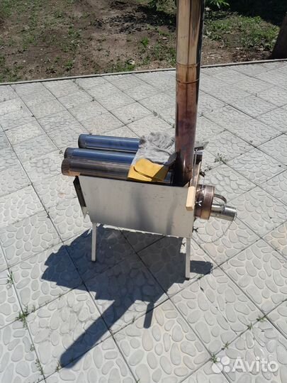 Печь для палатки экономка средняя 