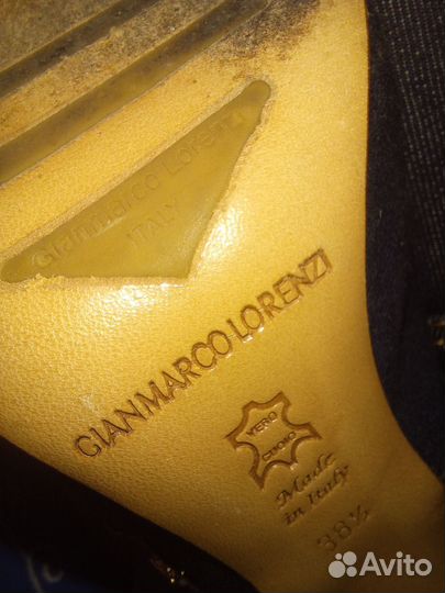 Джинсовые туфли Gianmarco Lorenzi женские