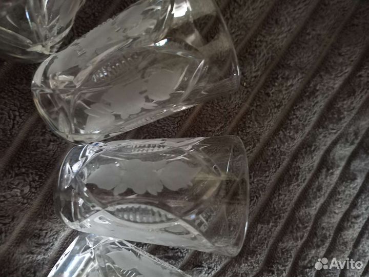Стопки хрустальные СССР 4шт