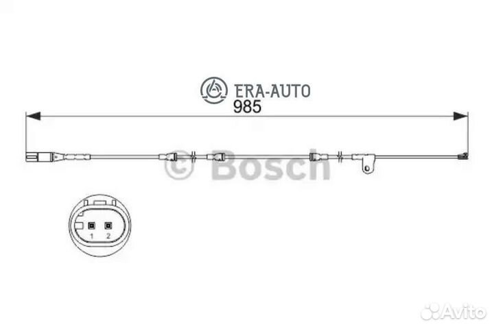 Bosch 1987473520 Сигнализатор, износ тормозных колодок