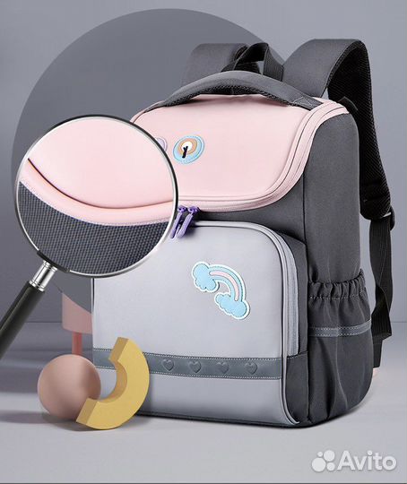 Рюкзак школьный для девочки новый