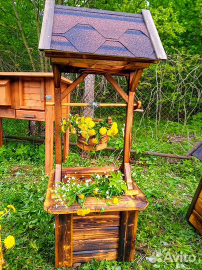 Декоративный колодец-кашпо Гренада