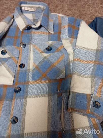 Рубашка тёплая для девочки