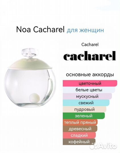 Туалетная вода NOA cacharel