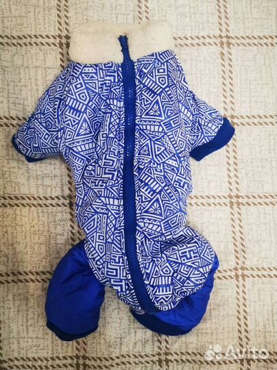 Комбинезон для маленькой собаки зима