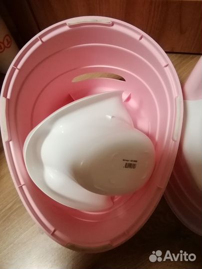 Детский горшок новый, нескользящий