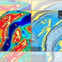 С-Map + Navoinics карты глубин для Lowrance