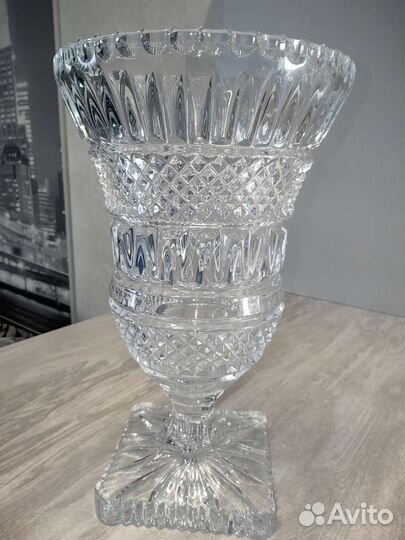Хрустальная ваза для цветов СССР