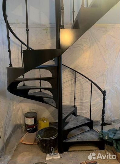 Лестничный каркас под ключ