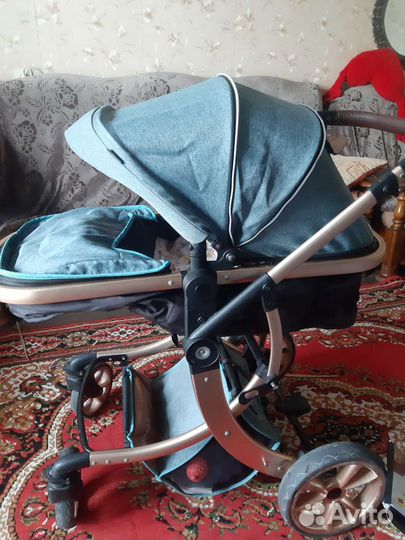 Коляска 2 в 1+ матрас