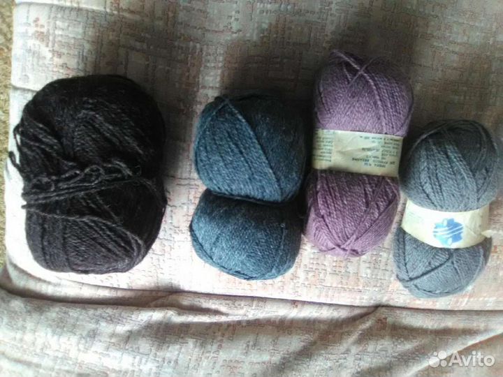 Пряжа шестяная натуральная