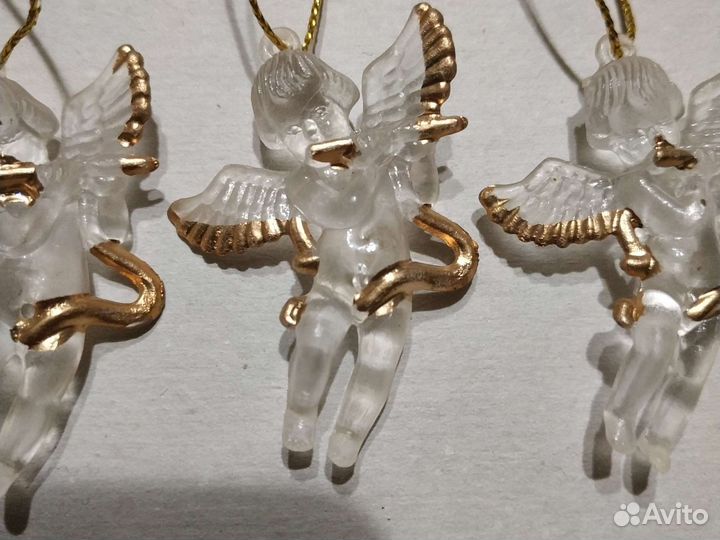 Игрушка на ёлку ангелочек новогодняя игрушка