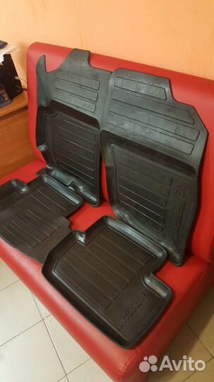 Коврики салона Мицубиси Лансер 10 резина