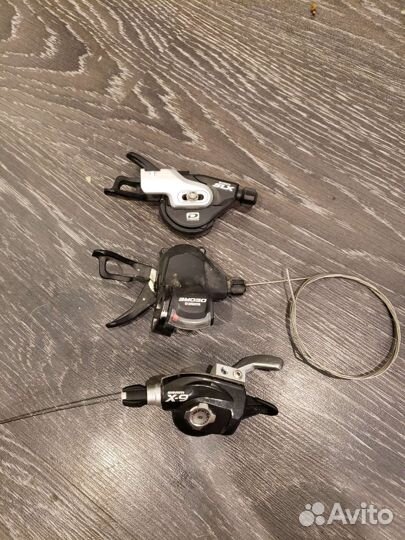Передний переключатель Shimano и Sram x9