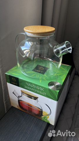 Чайник заварочный стеклянный