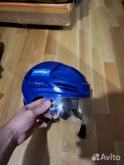 Хоккейный шлем Warrior с визором