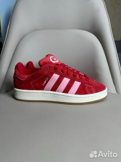 Adidas campus 00s женские красные