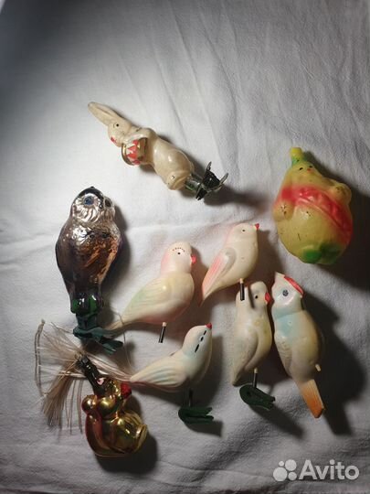 Набор елочных игрушек СССР