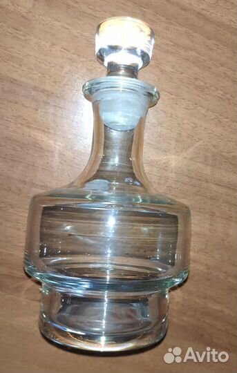 Графин стекло с притертой пробкой