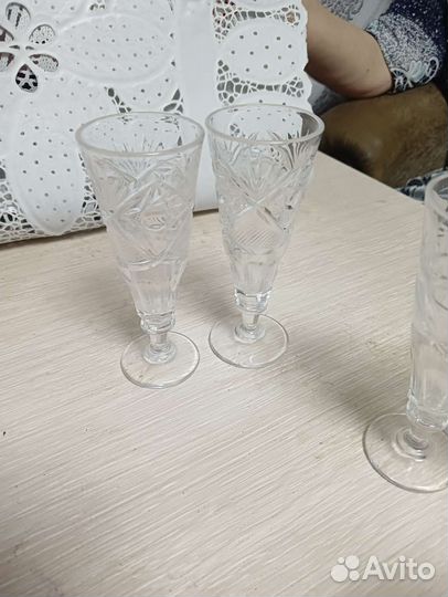 Хрустальные рюмки СССР