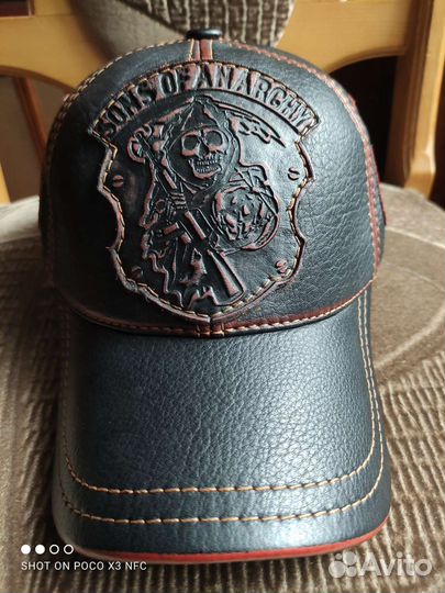 Кепка бейсболка мужская байкерская новая