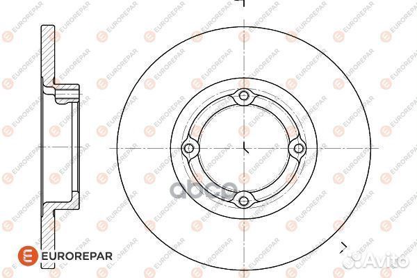 1618870180 Диск тормозной chevrolet spark 05/D