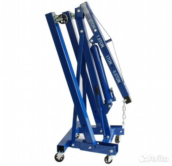 Кран гаражный гусь, 2 т гидравлический складной