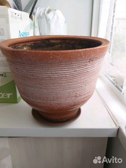 Горшок керамический цветочный