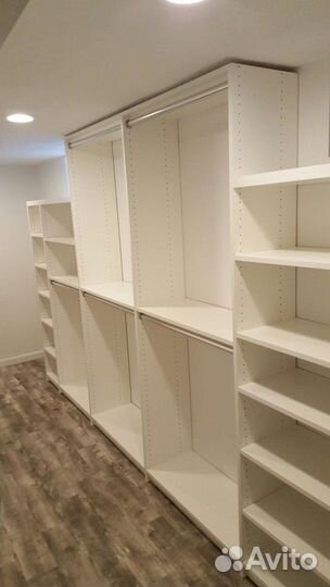 Гардеробная эконом из лдсп