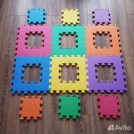 Игровой коврик-пазл (набор )