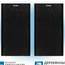 Акустическая система 2.0 sven SPS-614, 2x20 Вт, BT