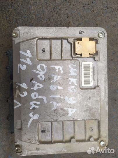 Блок управления двигателем эбу Skoda Fabia 1.2