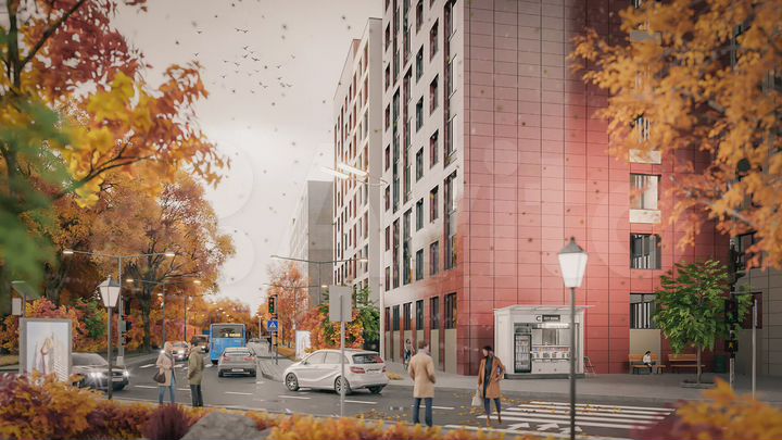 1-к. квартира, 39,3 м², 8/9 эт.