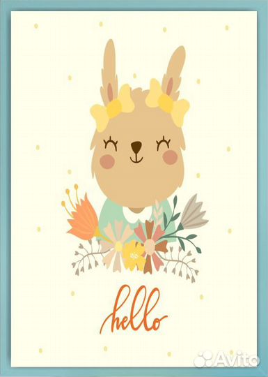 Картина на хлопковом холсте эко