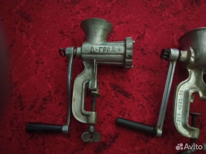 Мясорубка ручная СССР чугунная