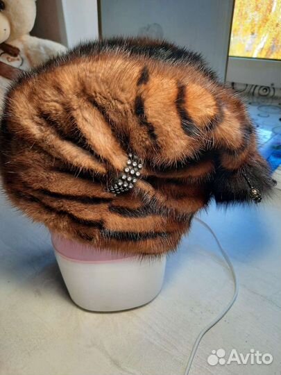 Шапка норковая женская