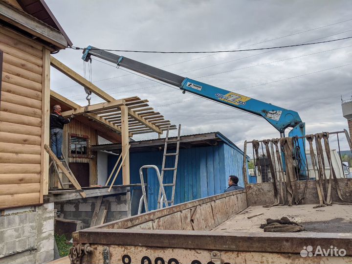 Услуги манипулятора, грузоперевозки