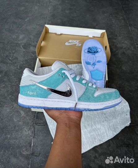 Nike Dunk Low SB Turbo Green April Skateboards