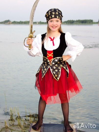 Костюм пиратки для девочки (прокат)