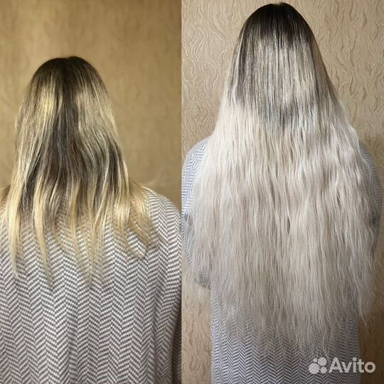 Незаметное наращивание волос/коррекция за 1 день