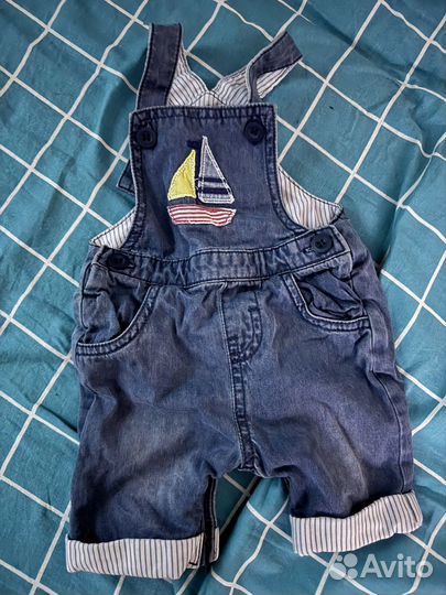 Джинсовый комбинезон 68